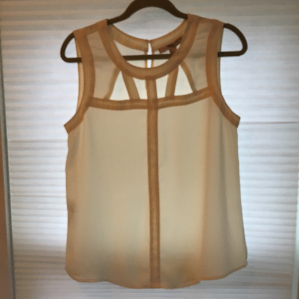 Cream blouse